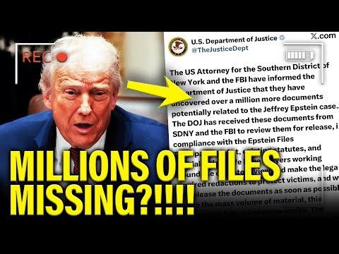 Trump CONFESSES to MILLIONS OF MISSING Epstein Files