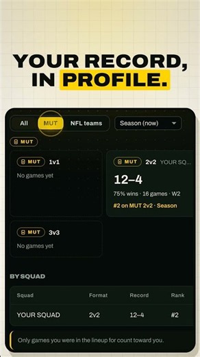 Check ANY Madden 27 Squad's Record! 👀🏈 | MutRadar Player Profiles