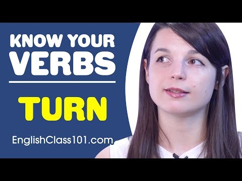 TURN - Basic Verbs - Learn English Grammar