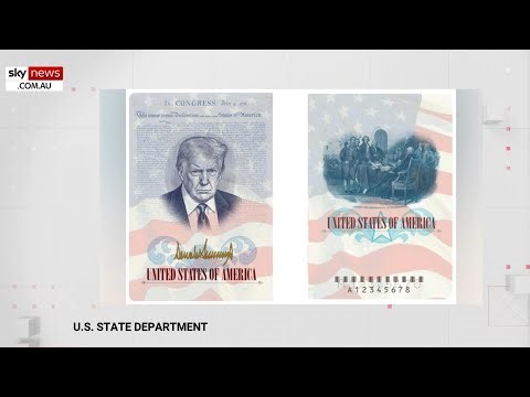 US State Department unveils new special-edition passport design featuring Trump for America250
