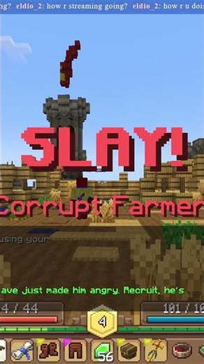 Slaying the Zombie Farmer Boss