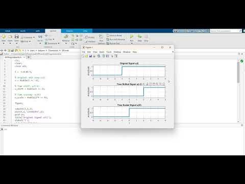 LAB 8:Unit Step Time Scaling and Shifting USING MATLAB