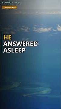 Edgar Cayce — The Man Who Answered in His Sleep