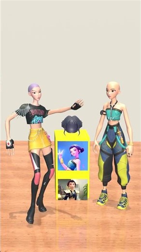 Mira continued singing to help Rumi, Zoey, and the ending...!