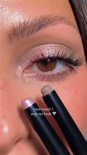 2 step cool toned eye look tutorial 🩶✨ Using the new @anastasiabeverlyhills GLIDR eyeshadow sticks | Anastasia Beverly Hills