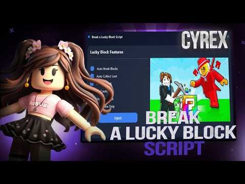 BREAK A LUCKY BLOCK SCRIPT *NO KEY* - BEST AUTO FARM LUCKY, FREEZE SAMMY, AUTO GOD & MORE!
