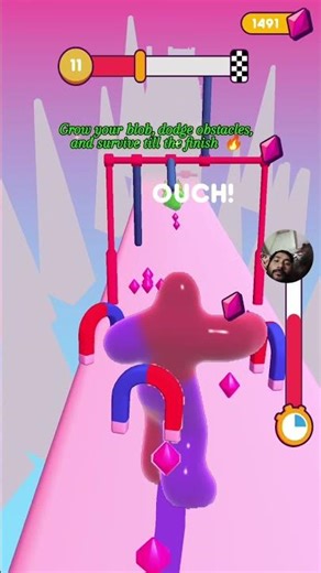 🎮 Blob Runner – Level 11 GameplaySmooth run with clean moves 🔥Watch till the end!#shorts #games