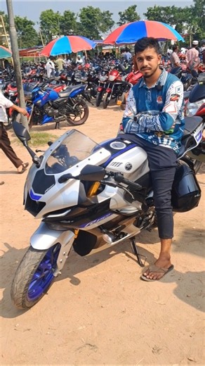 হাটে ওঠা আরওয়ান ফাইভ এম ভার্সন বাইক R15 m version bike at hat