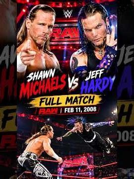 Shawn Michaels vs Jeff Hardy - Full Match 2008 #shortsfeed #wwe