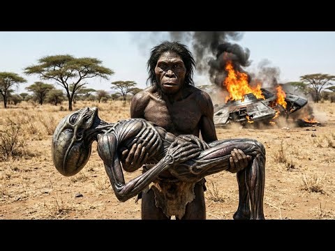 Life 3.1 Million Years Ago | Prehistoric Humans Rescue Aliens After Flying Saucer Explosion