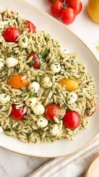 Orzo Pesto Pasta Salad (Easy 25-Minute Recipe!)