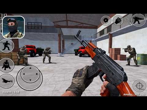 FPS Strike Force Offline Shooter - Frontline Blaster Gun Strike _ Android GamePlay