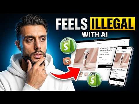 How I Cloned A brand's Dropshipping Store With AI & Now Make $1K/day. it Feels Illegal