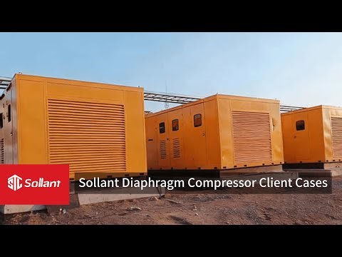 Sollant Diaphragm Compressor Client Cases#aircompressor #industrialequipment #factory