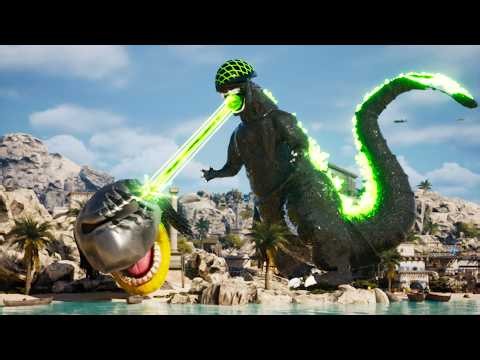 Pacman vs Alien Predator GODZILLA 【Full Version】