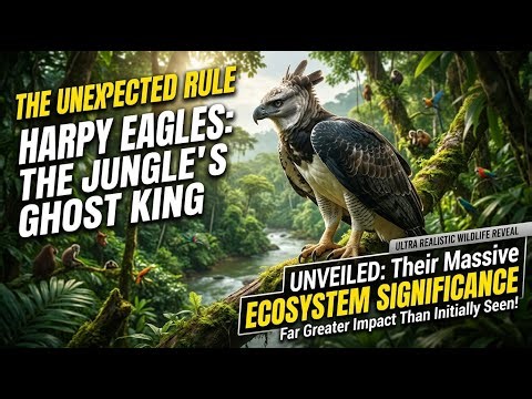 🦅 Harpy Eagles: The Hidden Ecosystem Role We Often Miss
