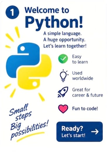 🐍 Python for Beginners | Step-by-Step Python Tutorial from Zero to Coding #python #coding #tutorial