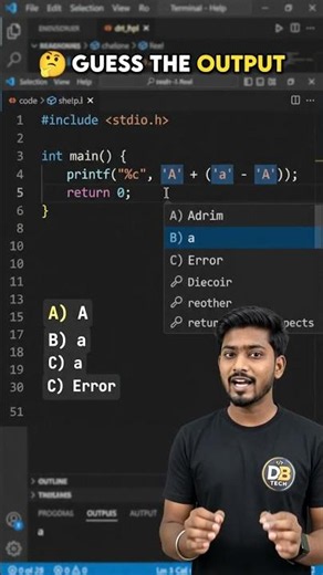 C Programming ASCII Question | Can You Guess the Output? 🤯