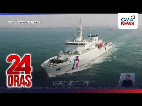 Malaking Coast Guard ship ng Taiwan na may ospital at water cannon, kabilang sa mga... | 24 Oras