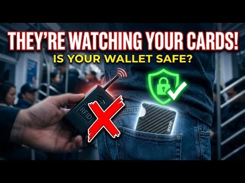 How Scammers Steal Your Card Info Without Touching You! 😬 ® #ScamAlert #RidgeWallet #RFIDProtection