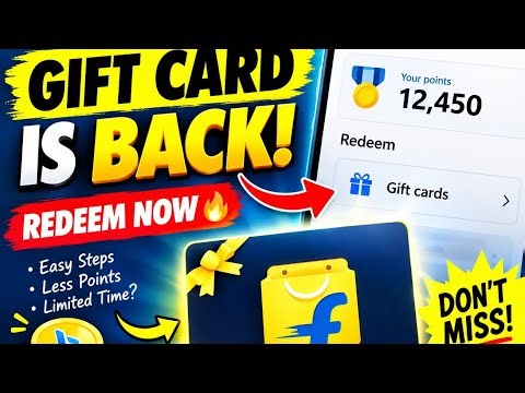 🚨 IT’S BACK! 😱 Microsoft Rewards New Gift Card Update 🔥