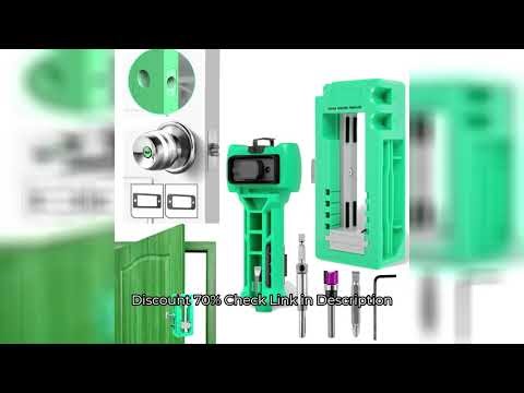 Door Hinge and Door Latch Installation Kit Door Hinge Mortiser Template Door Latch for Accurate Chis