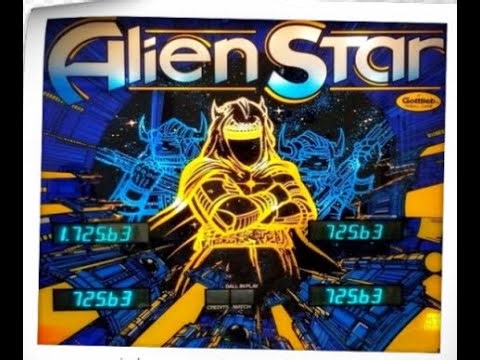Unboxing of new repro Alien Star Pinball Playfield