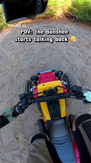 Yamaha Banshee 350 POV Ride — Chest Mount Insta360 X5 Two-Stroke