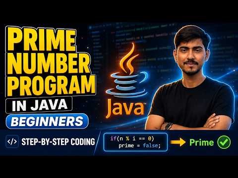 Check Prime Number in Java | Prime Number Program in Java | Find Prime Number in Java | Learn Coding