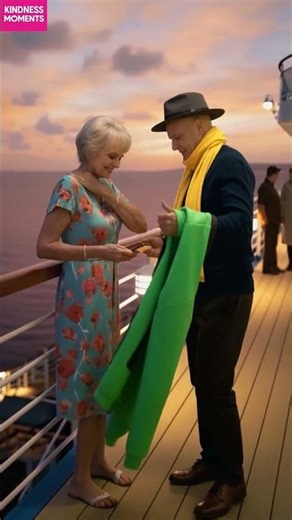 Kindness on a Cruise 🌅 Heartwarming Elderly Gesture #kindness #cruise #shorts