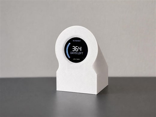 Retirement Countdown Clock | Desk Motivation Display | Wifi Enabled Timer - Etsy