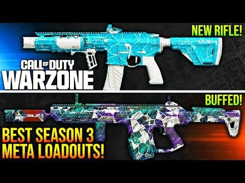 WARZONE: New TOP 10 BEST META Loadouts For SEASON 3! (WARZONE META Weapons)
