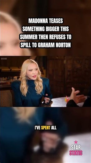 👀 TEASE: Madonna Plots Her Next Move and Won't Spill the Details to Graham Norton