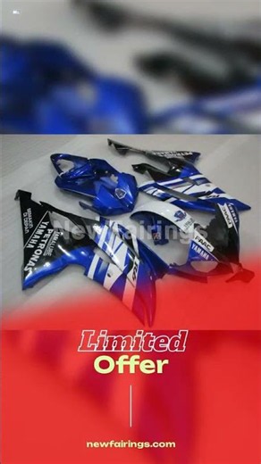 Blue White Black 50th anniversary - YZF-R6 08-16 Fairing Kit