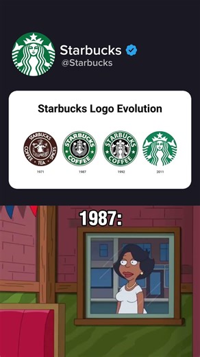 Starbucks Logo Evolution ☕
