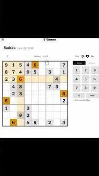 24th June 2026 - NYT Sudoku Answers Easy Medium Hard