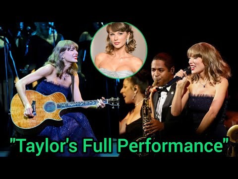 Taylor Swift's full Live Performance at the Academy Meseum Gala 