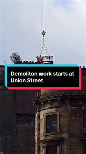 Demolition Work Begins at Union Street After Fire