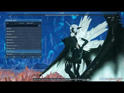 PSO2 NGS Character Creation Tutorial, Drow Bahamut Mia