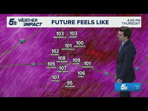 Latest Weather | Heat advisory today, storm chances through the weekend