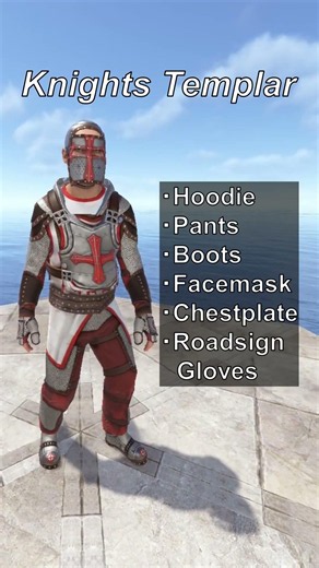 Rust Knights Templar Armor Skins