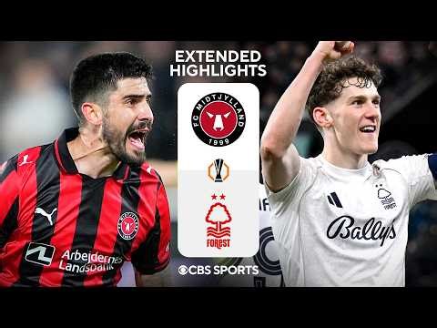 Midtjylland vs. Nottingham Forest: Extended Highlights | UEL Round of 16 - Leg 2 | CBS Sports Golazo