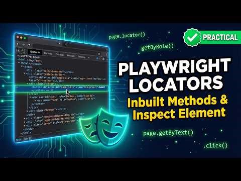 Playwright Locators & Inbuilt Methods: Find Any Element Easily | Automation 2026