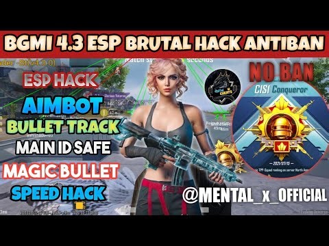 BGMI HACK 4.3 | BGMI 4.3 MOD APK | BGMI ESP HACK | BGMI NEW HACK TODAY | HOW TO HACK BGMI HACK