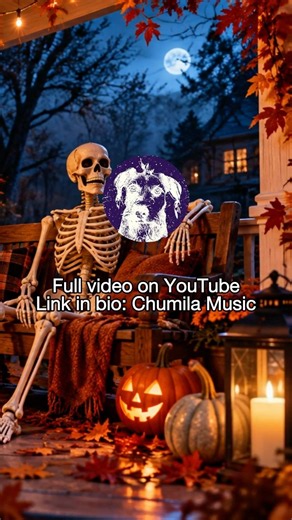 Cozy Halloween Music 🎃 Relaxing Autumn Ambience | SPOOKY PORCH