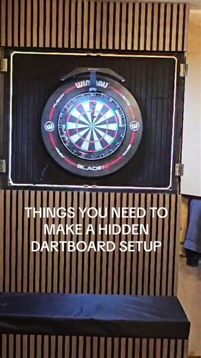 Creating a Hidden Dartboard Setup with IKEA and DIY Materials
