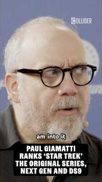 Paul Giamatti Ranks Star Trek: Original Series, Next Generation and DS9 🪐 #startrek #paulgiamatti