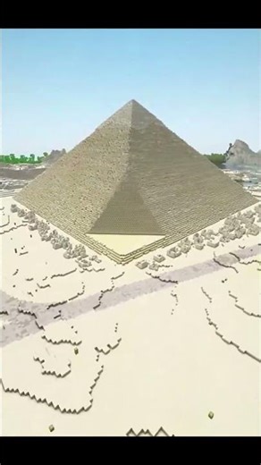 Pyramids of Giza Minecraft Timelapse | #minecraftbuilding #minecraft