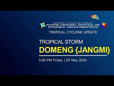 Tropical Cyclone Update: Tropical Storm Domeng (Jangmi )issued at 11:00 AM | May 29, 2026 - Friday