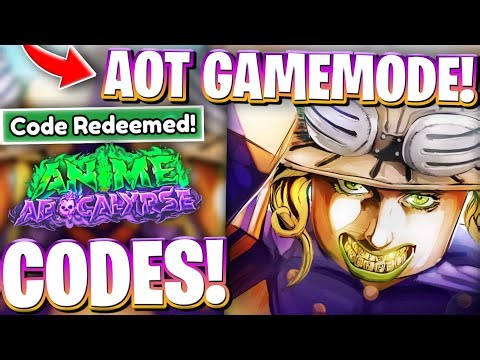🏜️[SBR+AOT] ROBLOX ANIME APOCALYPSE CODES | ALL SBR & AOT GAMEMODE UPDATE CODES FOR ANIME APOCALYPSE